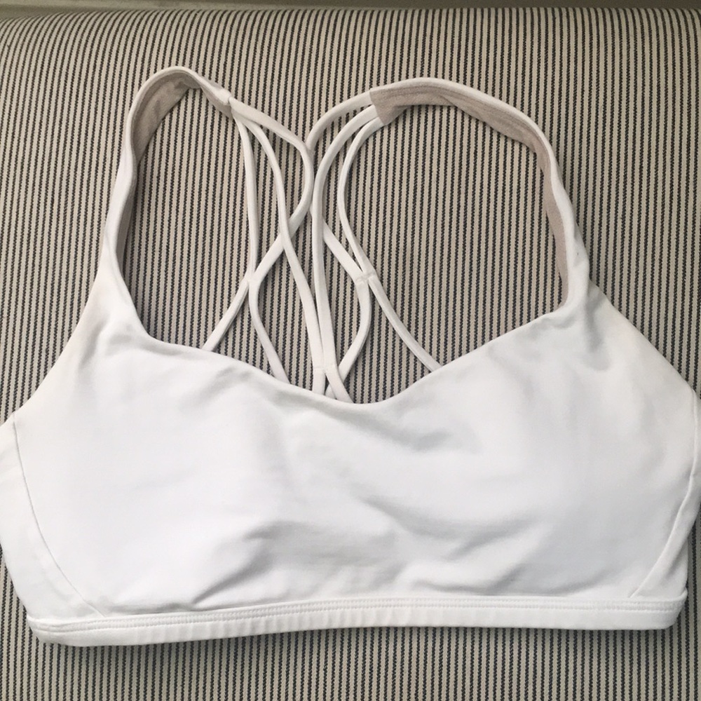 Lululemon White Sports Bra